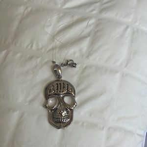 Skull necklace bought from boutique.